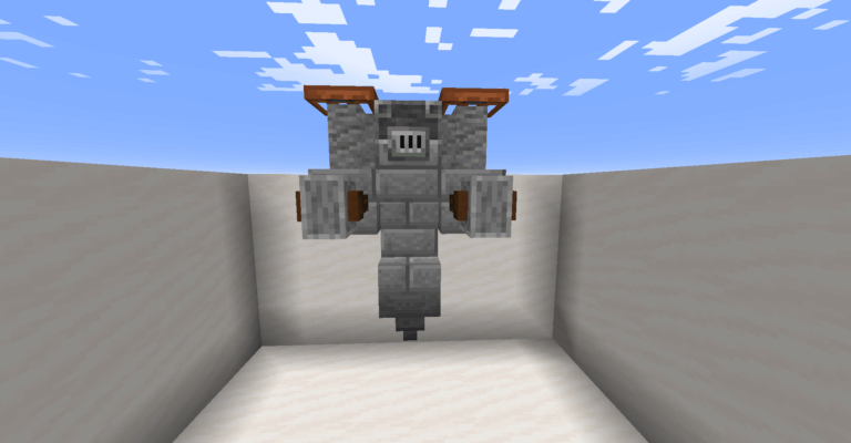 Flying Robot with Blast Furnace and Hopper Final
